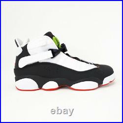 Nike Jordan 6 Rings GS White Black Red Basketball Shoe 323419 008 Kids Mens 6.5