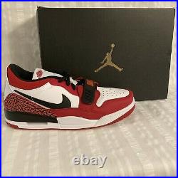 Nike Jordan Legacy 312 Chicago Bulls Shoes CD7069 White Black Elephant Red Sz 14