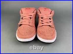 Nike Sb Dunk Low Pro Prm Pink Pig Red White Black Cv1655-600 Us 11.5