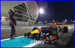 Original Sebastian Vettel Formel 1 F1 Red Bull Racing 2012 Schuh Shoe Signed