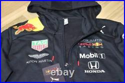 PUMA x Red Bull Racing Hooded sweat jacket S size Sponsor 762884 F1 New