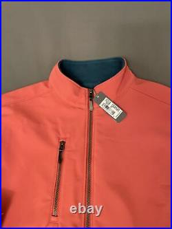 Peter Millar Crown Sport Golf Jacket (M, Red CAPE, Bull Logo) $185
