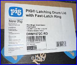 Pig DRM1072C-RD Latching Drum Lid With Fast-Latch, RED LID ONLY Brand New