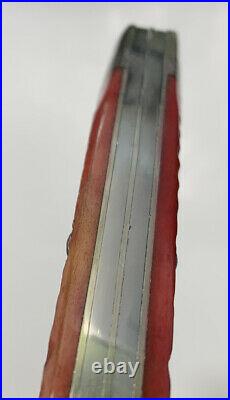 Pocketknife Fightin Bull 2601 2004 Trapper Red Honeycomb Wendell Carson KP-1178