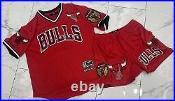 Pro Standard Red Chicago Bulls Mesh Set (mesh Shirt & Mesh 6 Inch Shorts)