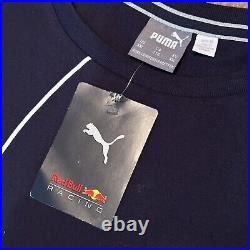 Puma Red Bull Racing Dynamic Bull Tee Shirt XXL Big Logo Navy Blue NEW WITH TAG