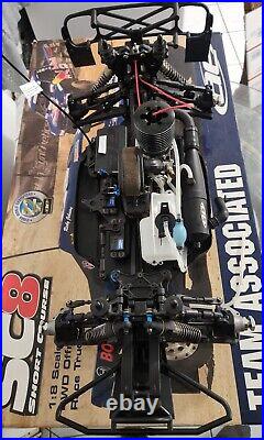 RARE 1/8 Scale Team Associated SC8 Red BULL Edition #80920