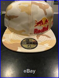 RED BULL ATHLETE ONLY HAT CAMO Camouflage Fitted NewEra New Era 7 3/8 Sponsored