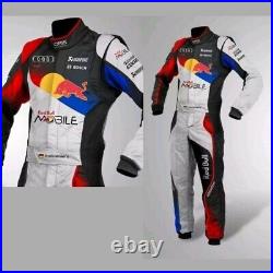 RED BULL Go Kart Race Suit FI LEVEL 2 APPROVED CIK Sublimated PRINTED SUIT
