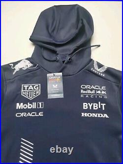 RED BULL RACING F1 TEAM Mens Size M 2023 Las Vegas GP Team Issue Hoodie NEW Navy