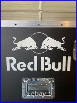 RED BULL ROAD CASE LIVE MUSIC COOLER BIG NIB Mini Fridge Refrigerator MONSTER