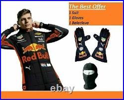 RED BULL-Racing Suit -Go Kart Racing Suit-CIK/FIA LEVEL 2- APPROVED WITH GIFTS
