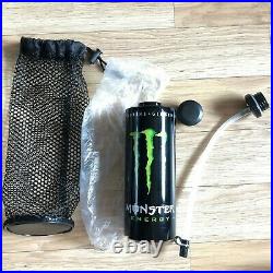 Rare Monster Energy Athlete Only Metal Water Bottle & Beanie / UFC Redbull cap