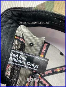 Rare! Red Bull Athletes Only Trucker Hat 2020 Camo Cap with Strap F/S Japan