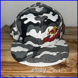 RedBull Camo Camouflage New Era 7 3/8 Hat Cap Embroidered Logo Athlete Exclusive