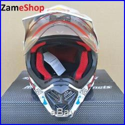 RedBull white edition, motorcycle helmet, motocross helmet, size M, L, XL, XXL