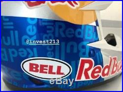 Red Bull ATHLETE HELMET Bell Moto 9 Flex RARE! SIZE LARGE hat cap supercross