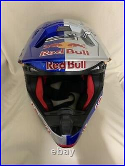 Red Bull Alpinestars Motocross Helmet Size Large Athlete Only RARE