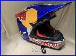 Red Bull Alpinestars Motocross Helmet Size Large Athlete Only RARE