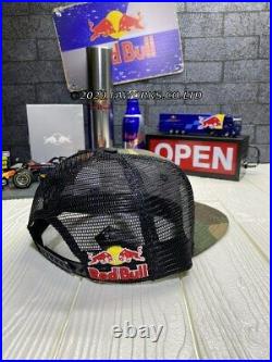 Red Bull Athlete Only Camo Trucker Hat Rare New Fast Shipping