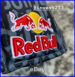 Red Bull Athlete Only Hat All-over Print Snapback Cap Rare Wow