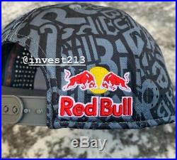 Red Bull Athlete Only Hat Bundle Beanie Snapback Cap Rare