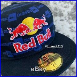 Red Bull Athlete Only Hat Size 7 3/8 Cap Rare Blue Quiksilver