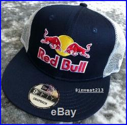 Red Bull Athlete Only Trucker Hat 2019 Blue/white Snapback Cap Rare