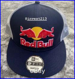 Red Bull Athlete Only Trucker Hat 3d Logo Navy/white Cap
