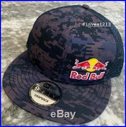 Red Bull Athlete Only Trucker Hat Digi Camo -small/medium Snapback Cap