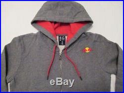 Red Bull Athlete Only hoodie sweater sweat vest sz M VERY RARE F1 MotoGP