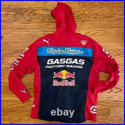 Red Bull Athlete Zip Hoodie Size Medium Gas Gas Troy Lee Hat 2023