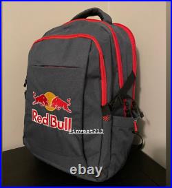 Red Bull Athletes Only Backpack Bag Large Travel Hiking Laptop Hat Cap