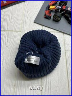 Red Bull Beanie Knit Hat Athlete Only Not for sale Supplied charcoal navy NEW JP