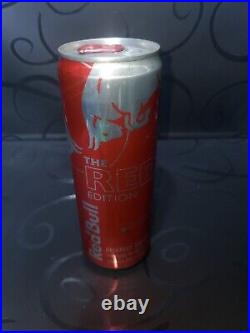 Red Bull Cranberry 12oz Discontinued Red Edition Rare HTF Redbull Full Can