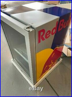 Red Bull Energy Drink Cooler Mini Fridge Table Top Small Refrigerator NEW