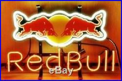 Red Bull Energy Drink Man Cave Light Neon Sign 17x14 Beer Bar Lamp Artwork