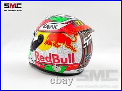 Red Bull F1 RB16B #11 Sergio Perez Mexico GP Podium 2021 Schuberth 12 Helmet