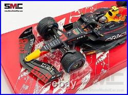 Red Bull F1 RB18 #11 Sergio Perez Monaco Winner 2022 Rain Tires 118 MINICHAMPS