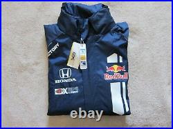 Red Bull Honda Windbreaker Jacket With Hood Men's Size Medium