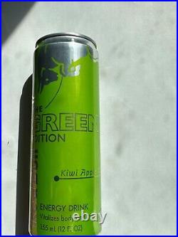 Red Bull Kiwi Apple 12oz Discontinued Green Edition Rare HTF Redbull FULL