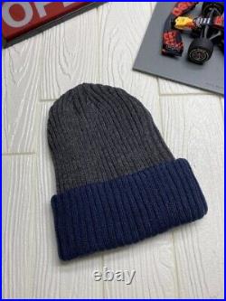 Red Bull Knit Hat Athlete Only Color Charcoal Navy Free Size No Tag New