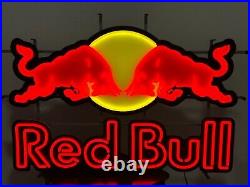 Red Bull Led Bar Sign Man Cave Garage Decor Light Red Bull Energy Drink Lighted
