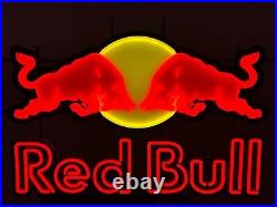 Red Bull Led Bar Sign Man Cave Garage Decor Light Red Bull Energy Drink Lighted