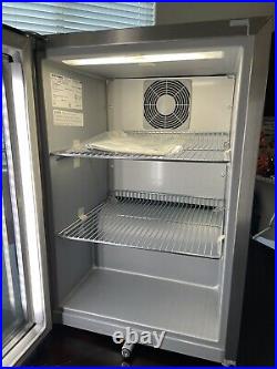 Red Bull Mini Fridg Refrigerator Baby Medium STAINLESS STEEL VENT FROST NEW