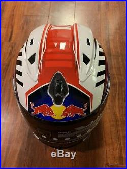 Red Bull Motorcycle Helmets Men's Helmet Full Face Helmet Size Large