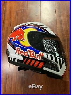 Red Bull Motorcycle Helmets Men's Helmet Full Face Helmet Size Large