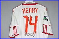 Red Bull New York 2010 2011 Home Football Shirt Soccer Jersey Adidas #14 Henry