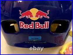 Red Bull Poc Helmet Mountain Bike Bmx Skate Cycle Racing Xl-xxl New With Box