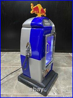 Red Bull REFUEL Gas Pump Mini Fridge Cooler Refrigerator RARE Collectible